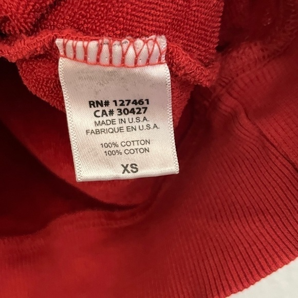 WILDFOX Wine Wonderland Red Holiday Sweater X-Small - Picture 6 of 6